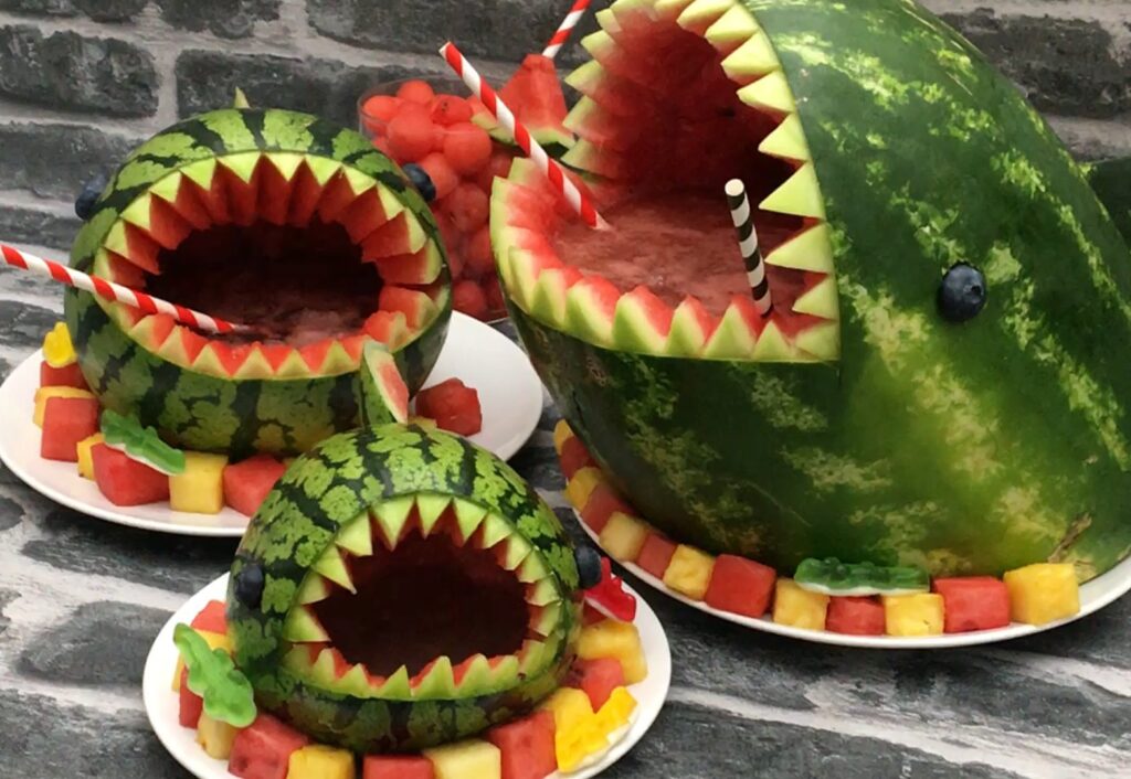 Cocktail requin pastèque