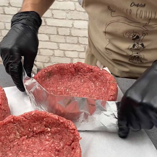 Serata burger e patate al forno
