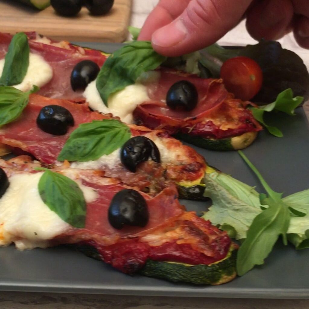 Zucchini Pizza