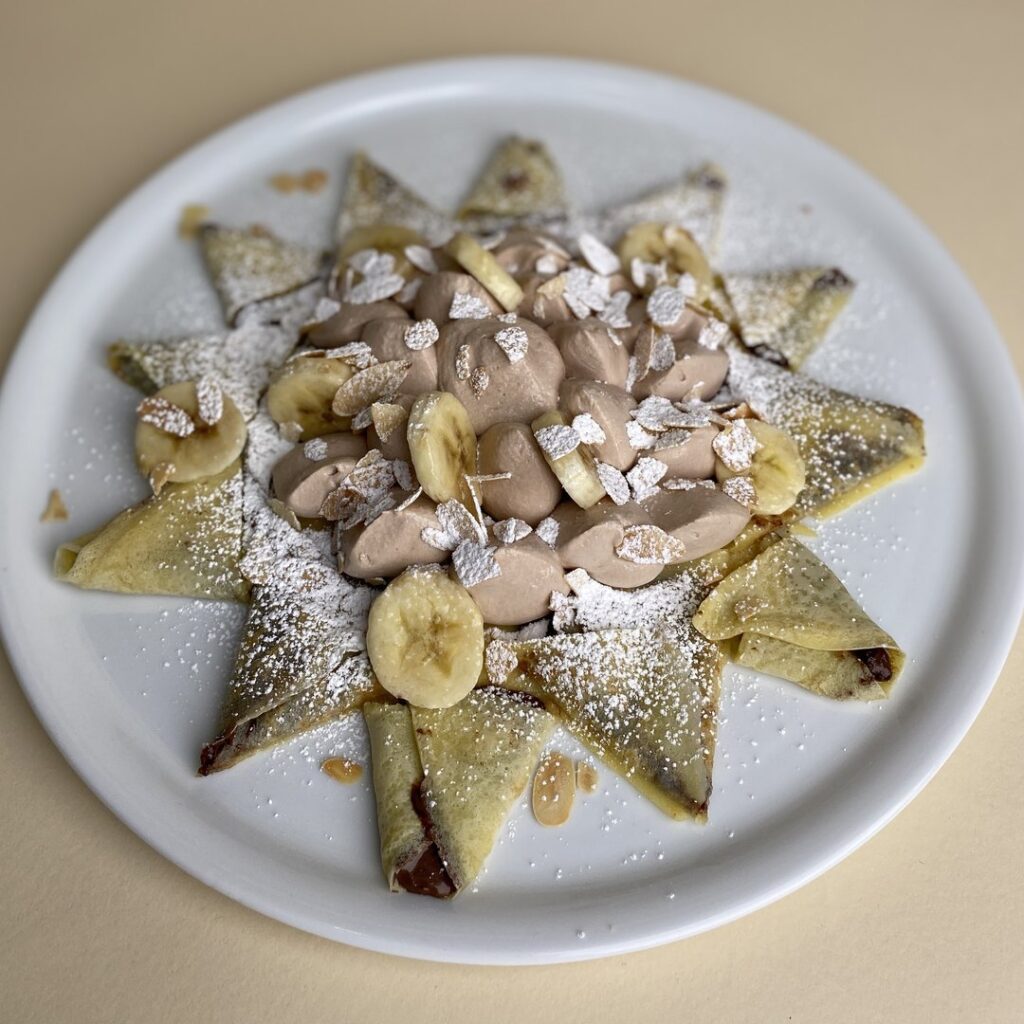 Étoile de crêpes à partager