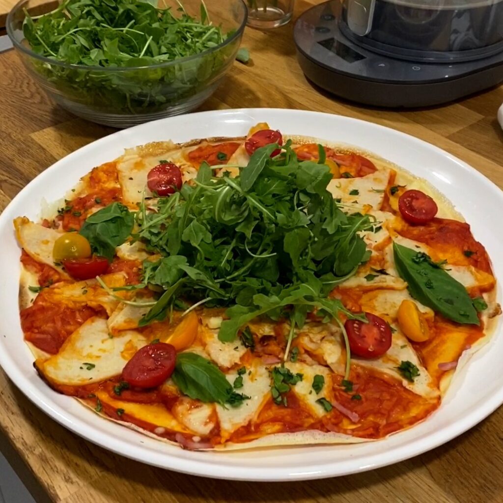 Pizza-Pfannkuchen-Hit
