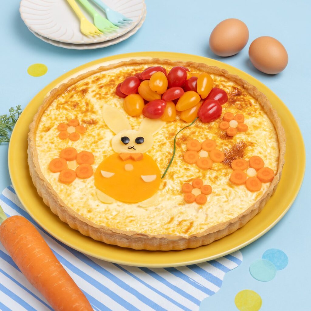 Häschen Ballons Quiche