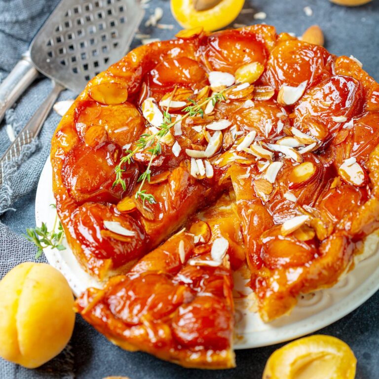 Tarte à l’abricot et au romarin