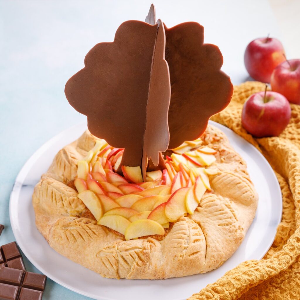 Torta mele e cioccolato