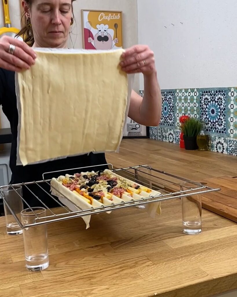 Pizza a due piani