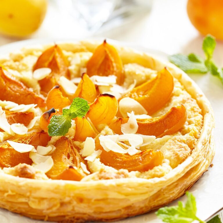Tarte abricot amande