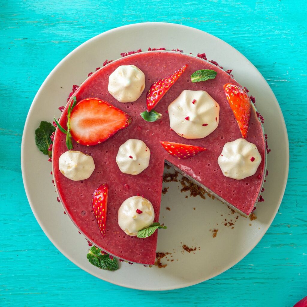 Le bavarois aux fraises