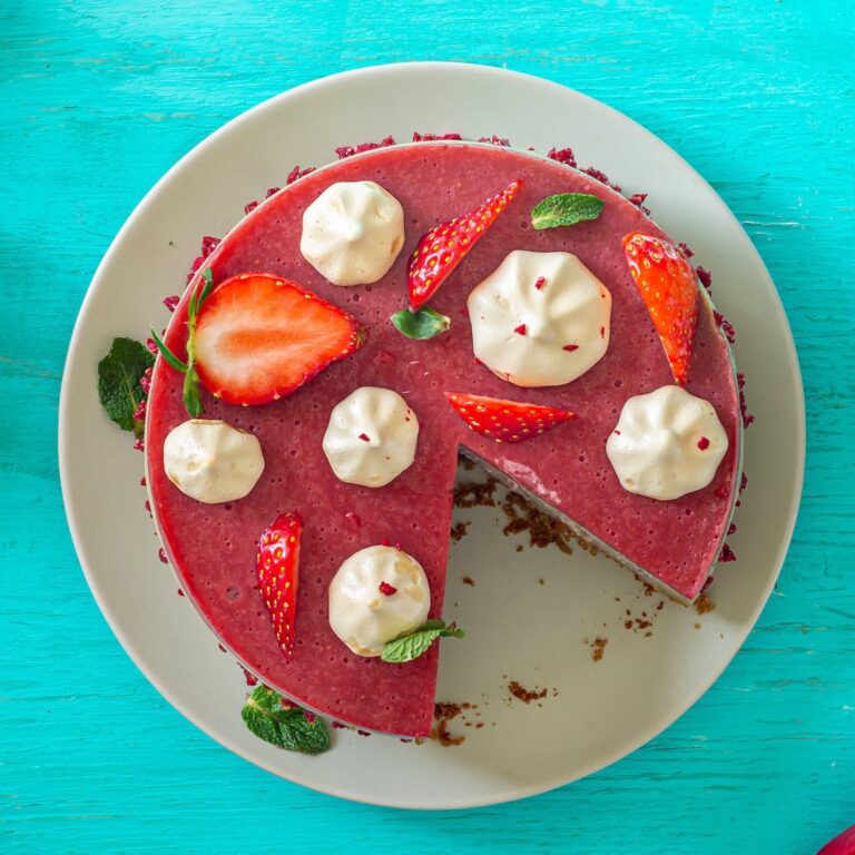 Le bavarois aux fraises