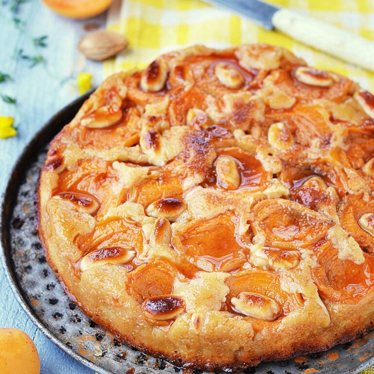 Gâteau abricot amande