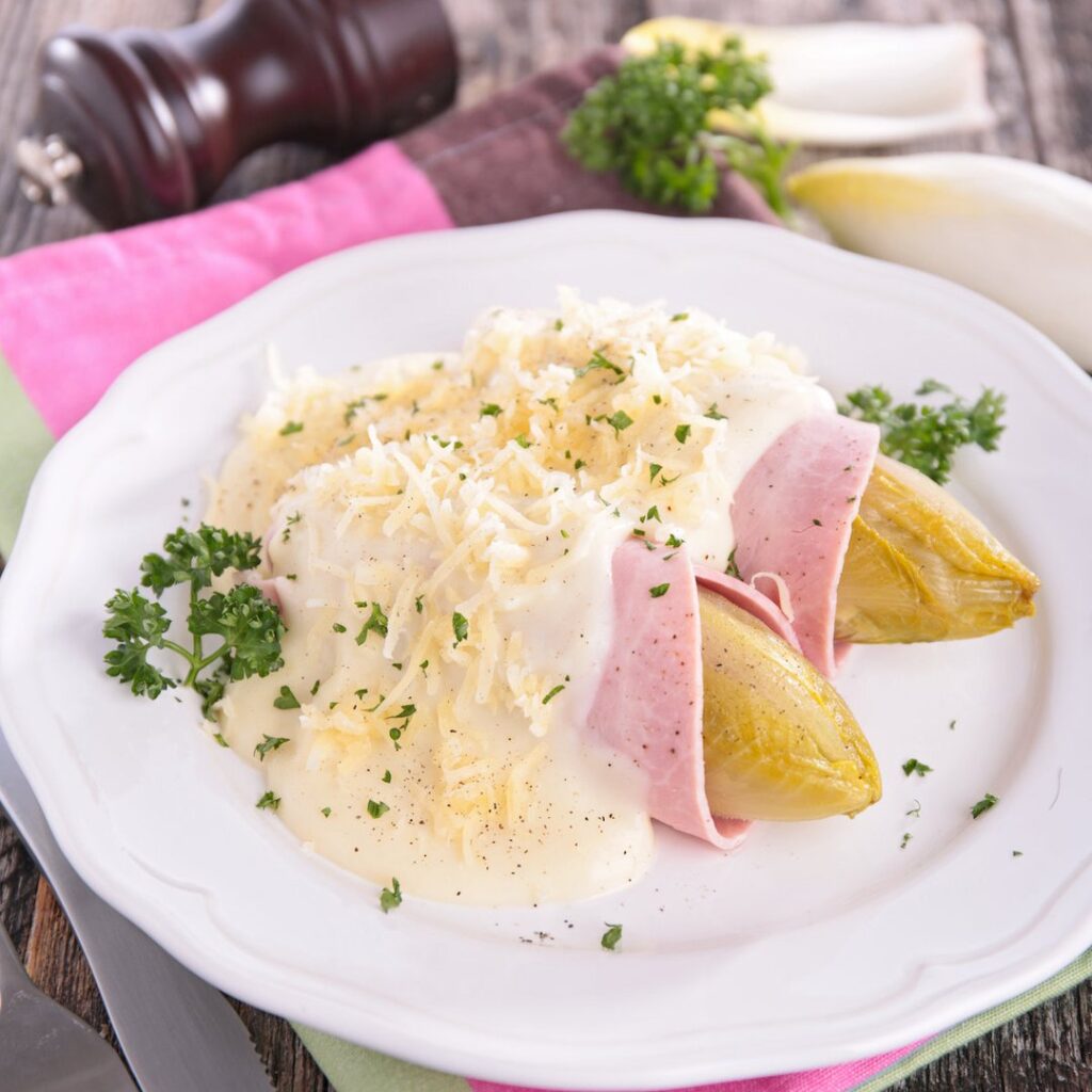 Endives au jambon