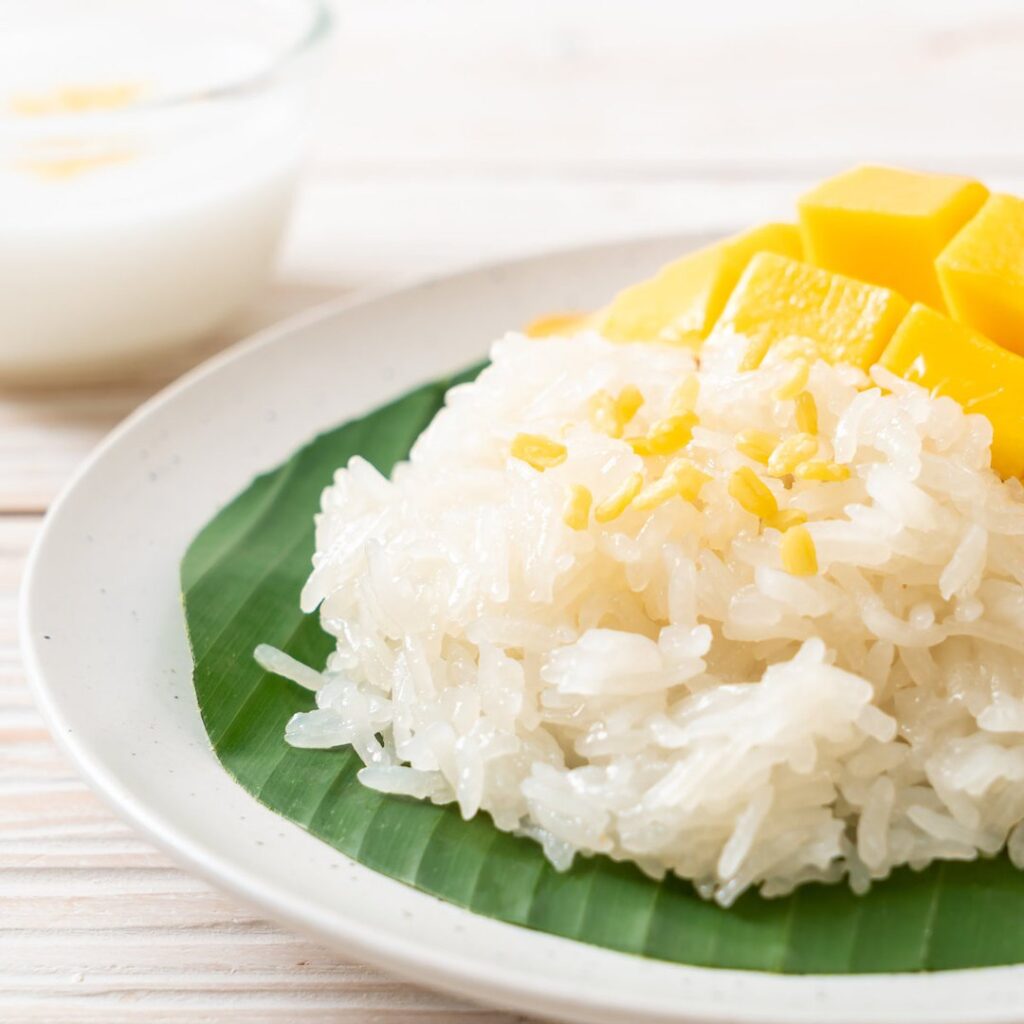 Riz gluant