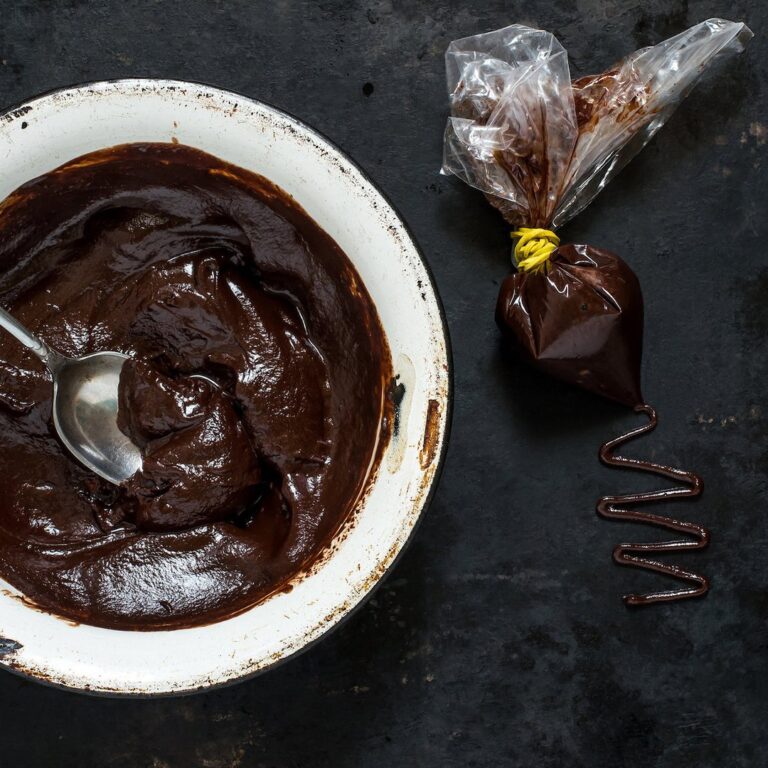 Ganache au chocolat noir