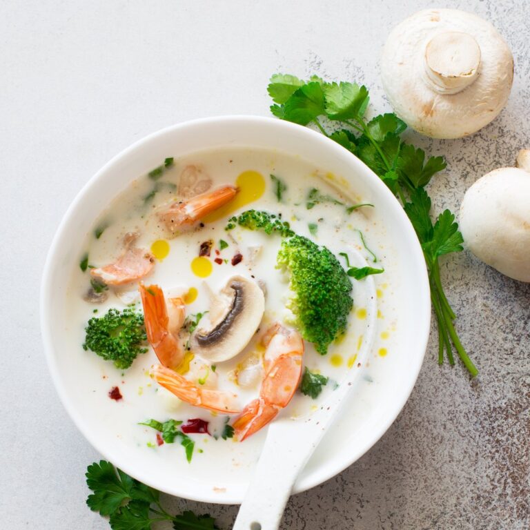 Crevettes au lait de coco