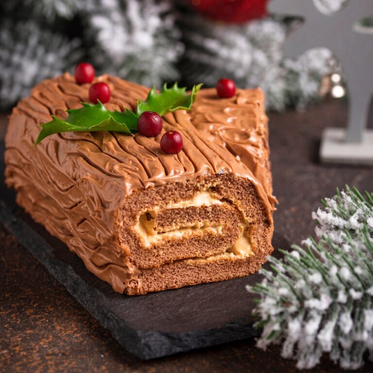 Dessert de noël : la bûche traditionnelle