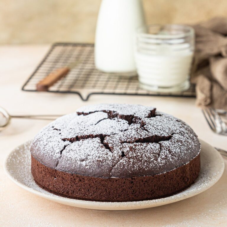 Gâteau au chocolat avec 2 œufs