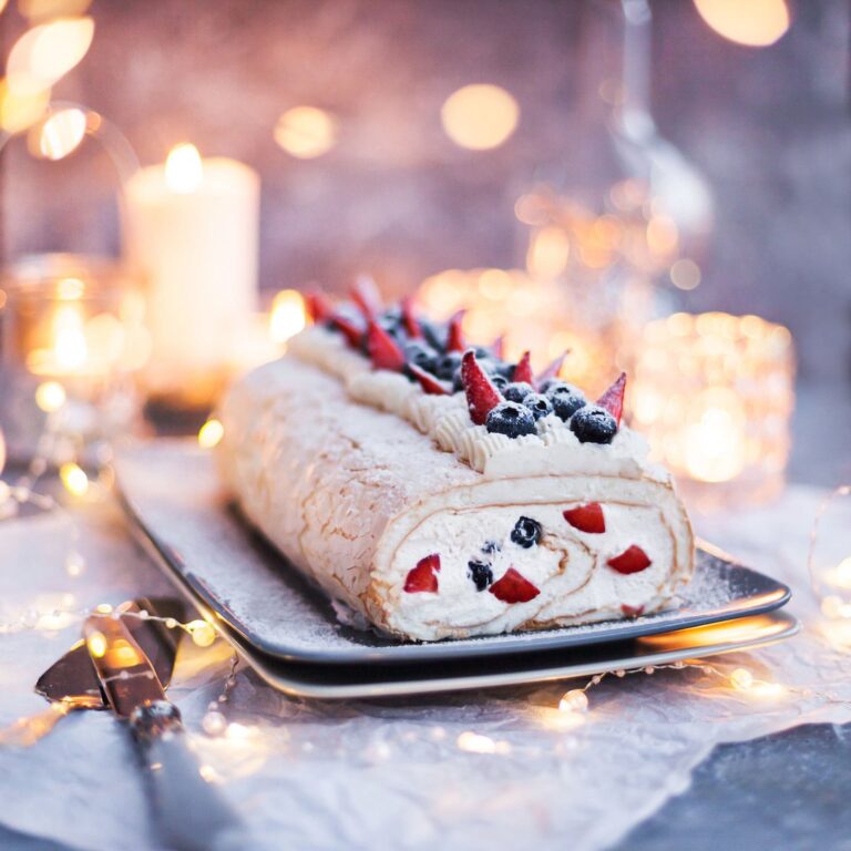 Bûche aux fruits