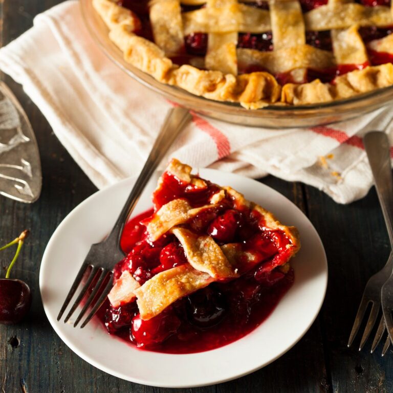 Tarte grand-mère aux cerises
