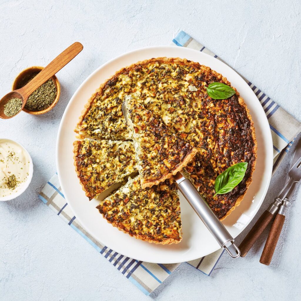 Quiche végétarienne