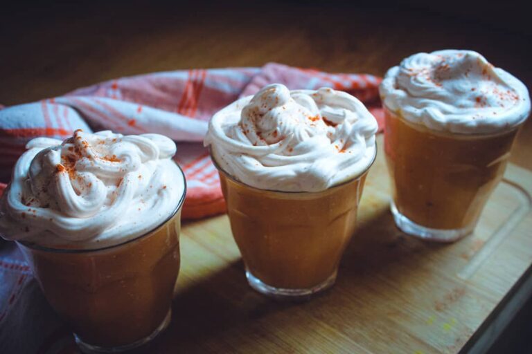 Cappuccino butternut chantilly au piment d&rsquo;Espelette