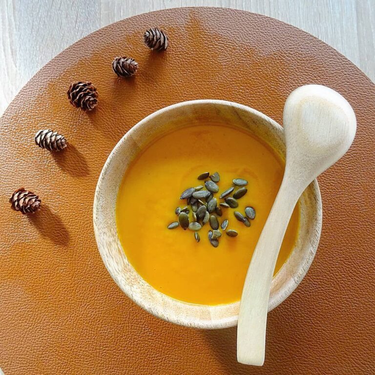 Velouté de potimarron et carottes