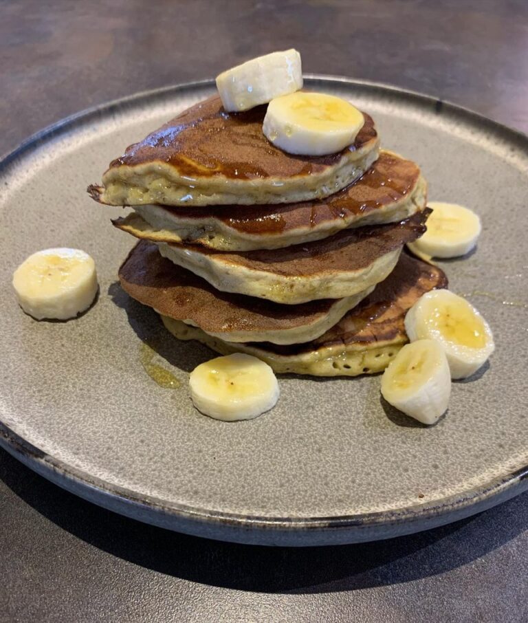 Pancakes legers a la banane