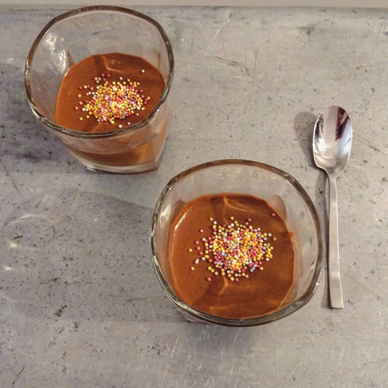 Mousse aux deux chocolats au robot