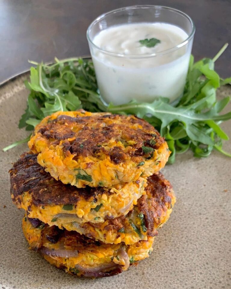 Rostis de courgettes et carottes au parmesan
