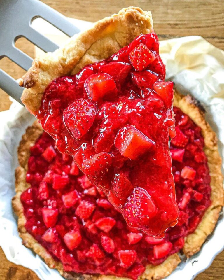 Tarte aux fraises maison