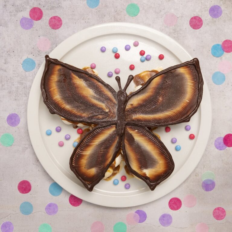 Farfalla al caramello