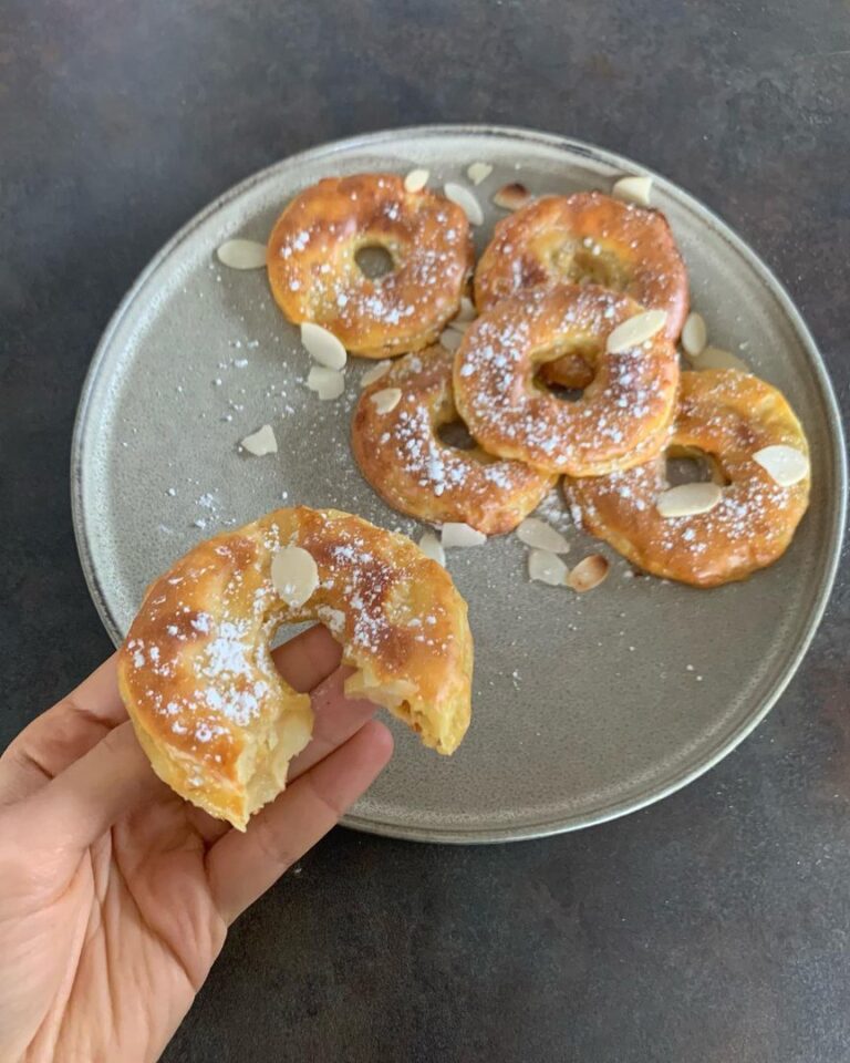 Beignets aux pommes sans friture