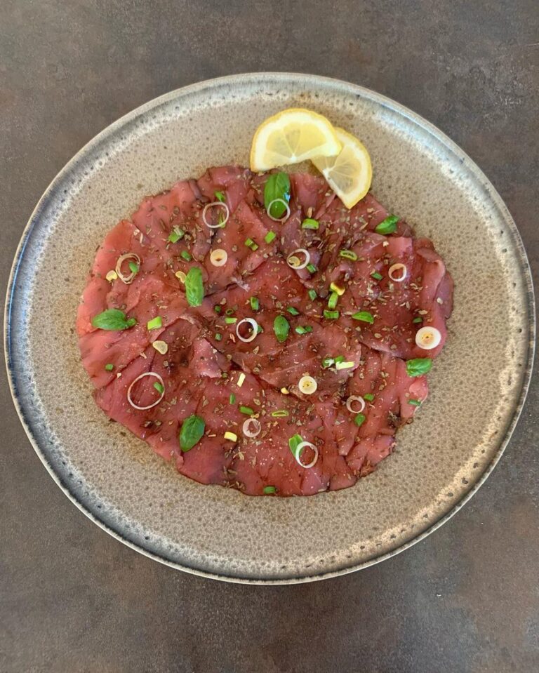 Carpaccio de thon