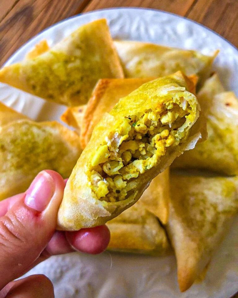 Samoussas de poulet au curry