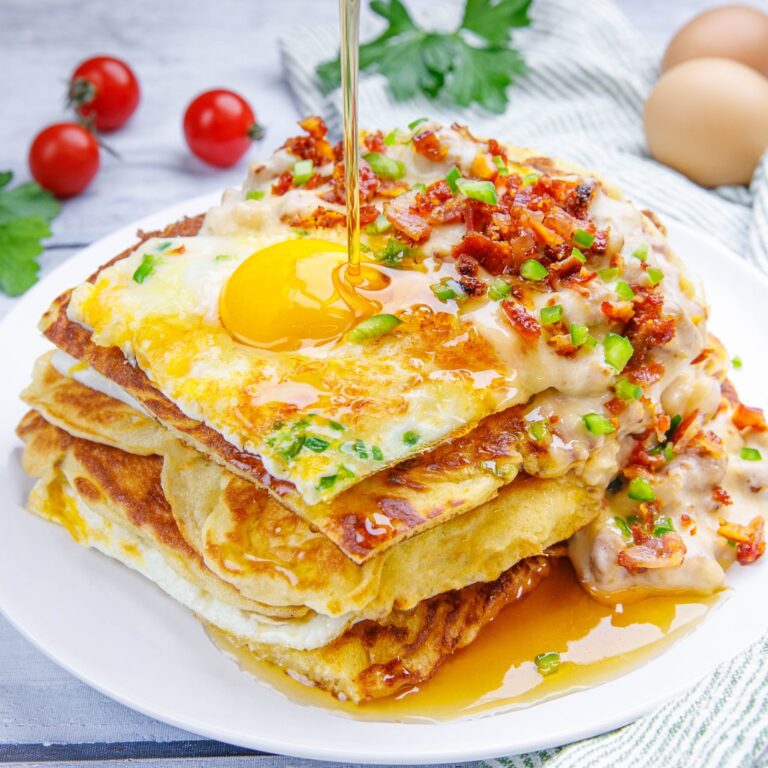 Pfannkuchen turm