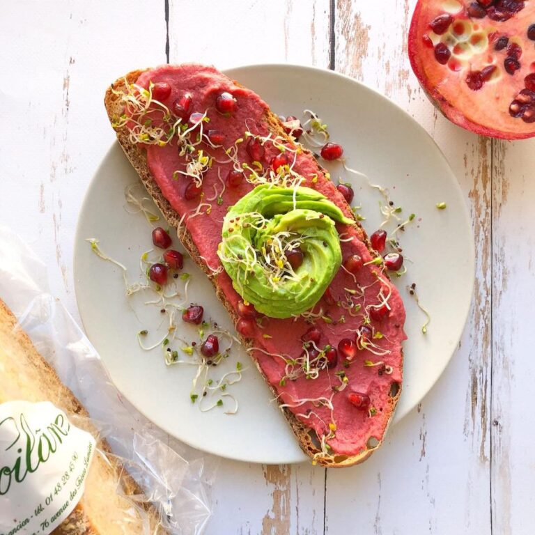 Pink avocado tast