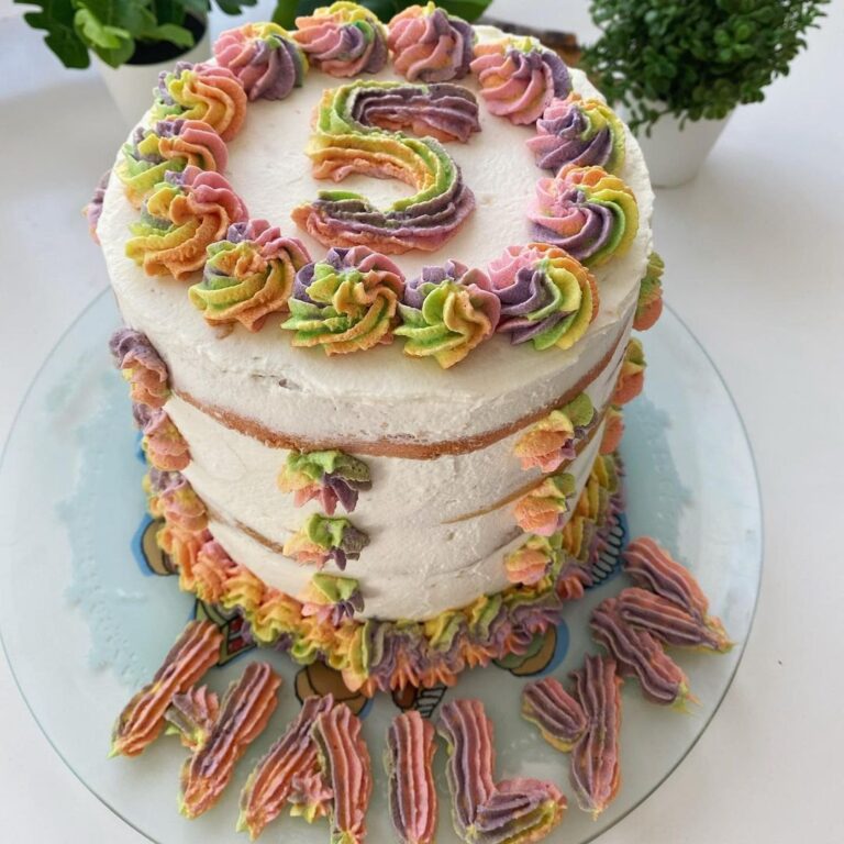 Rimbow cake aux fruits