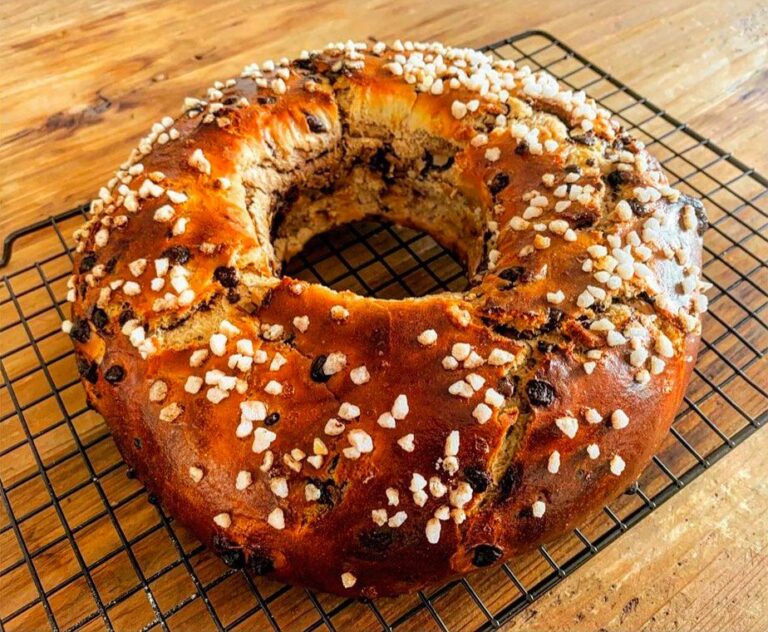 Brioche des rois aux pépites de chocolat