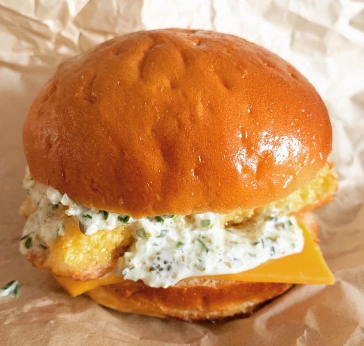 Burger au poisson maison