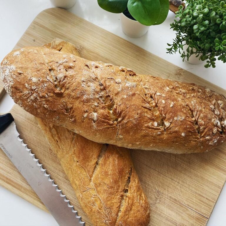 Baguettes de pain maison