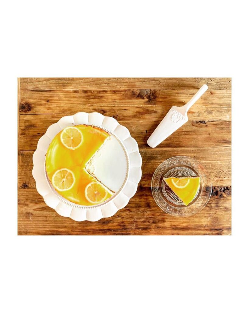 Cheesecake citron lemon curd