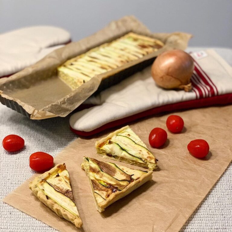 Tarte courgette & oignons