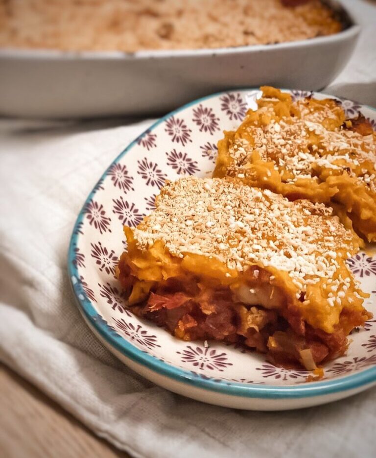 Hachis parmentier végé aux patates douces