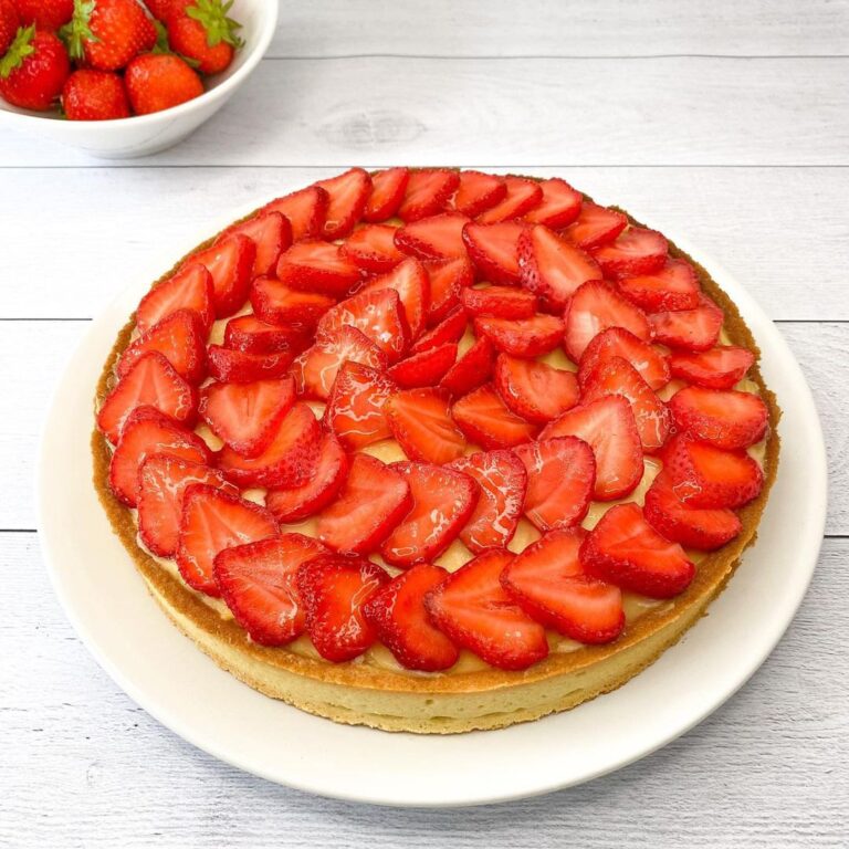 Une tarte aux fraise