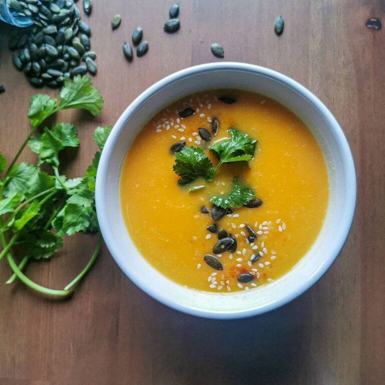 Soupe au butternut coco et curry