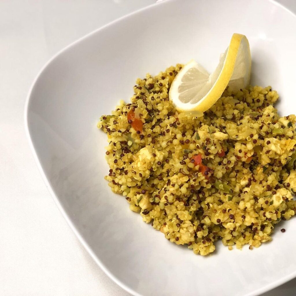 Quinoa poulet poivrons