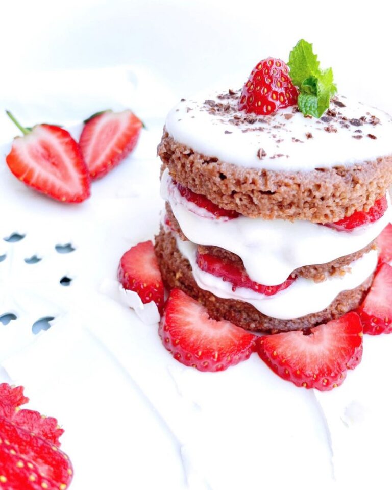 Bowlcake façon fraisier
