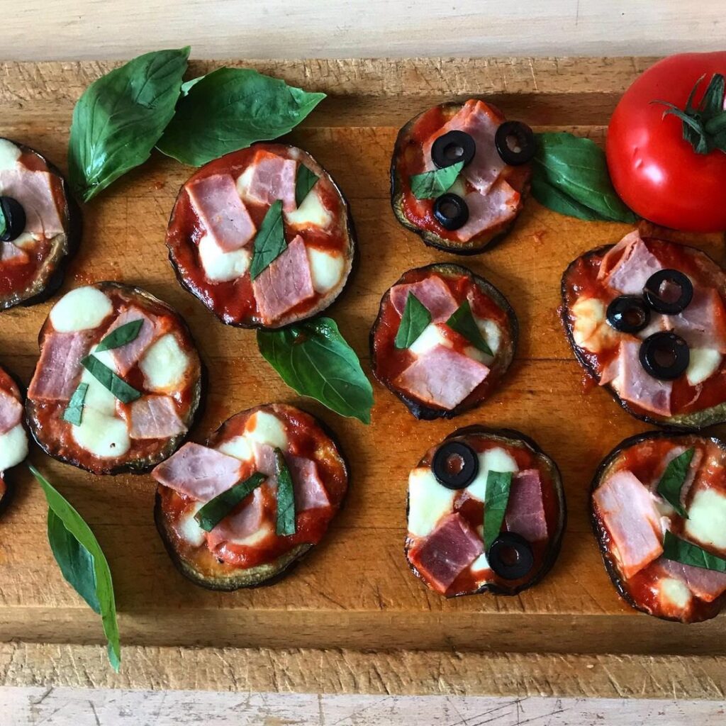 Pizza d’aubergines