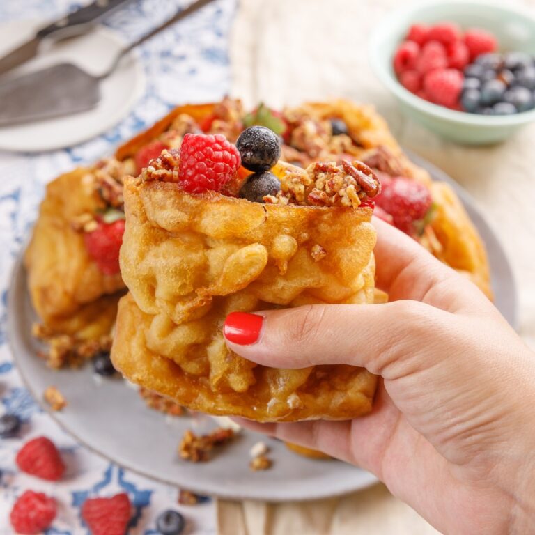 Süße Pfannkuchen-Taschen