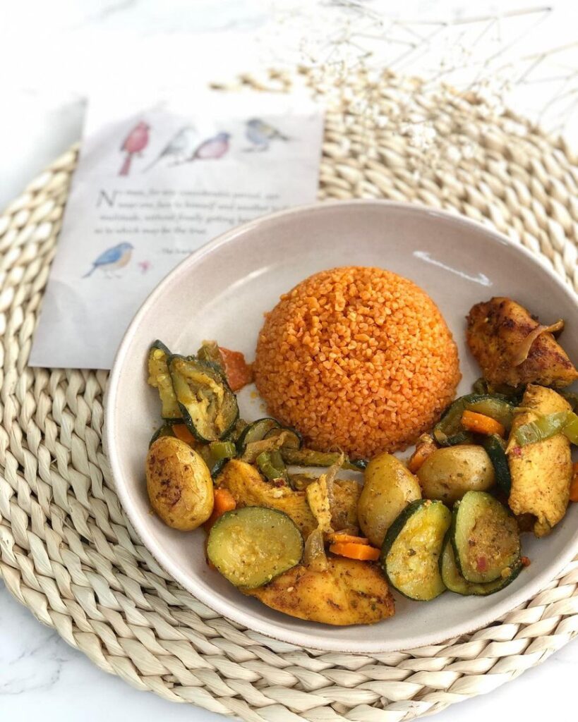 Poulet et ses légumes