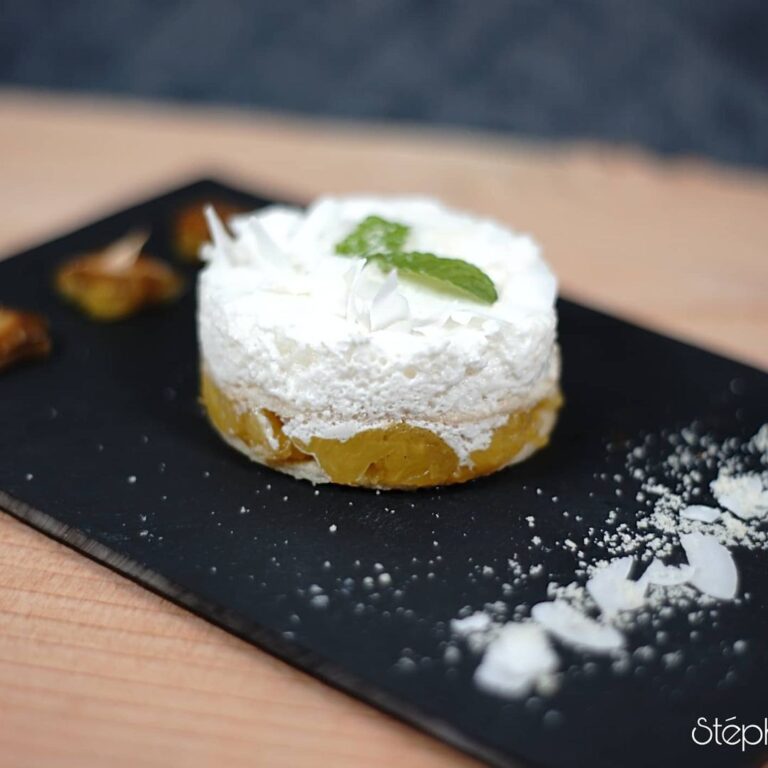 Entremet coco ananas