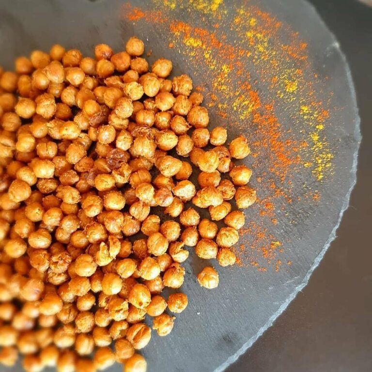 Pois chiche grillés au four